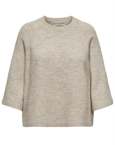 Only - Simoni 3/4 Strik - Pumice Stone 